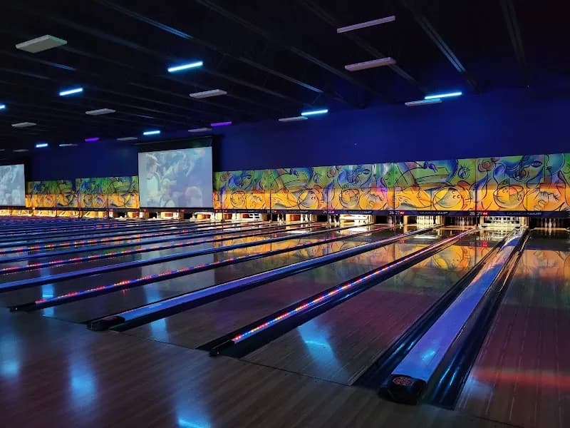 View of Zone Bowling in Mountain House, CA