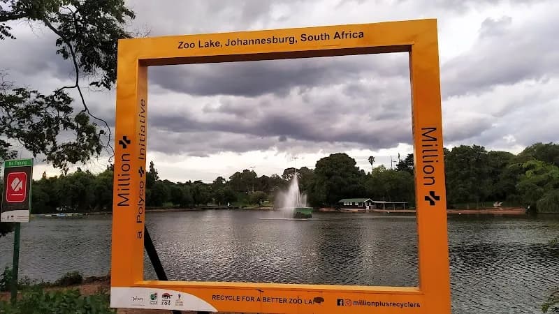 View of Zoo Lake in Johannesburg, GP