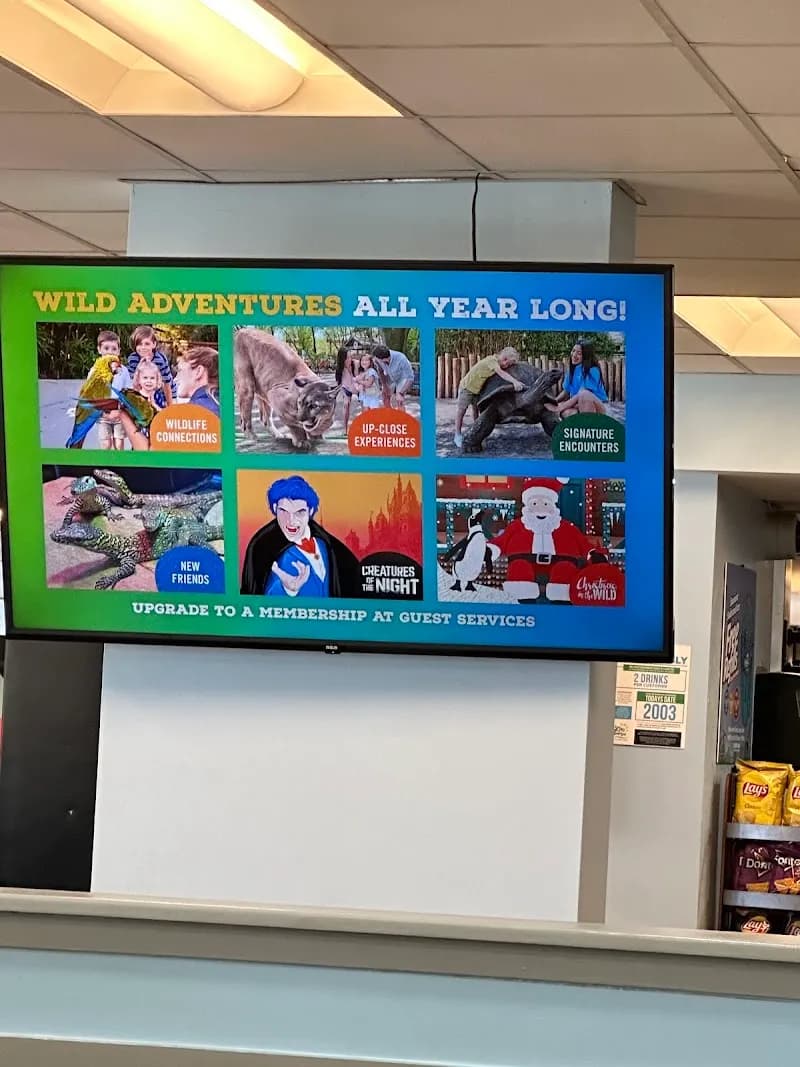 View of ZooTampa at Lowry Park in Tampa, FL