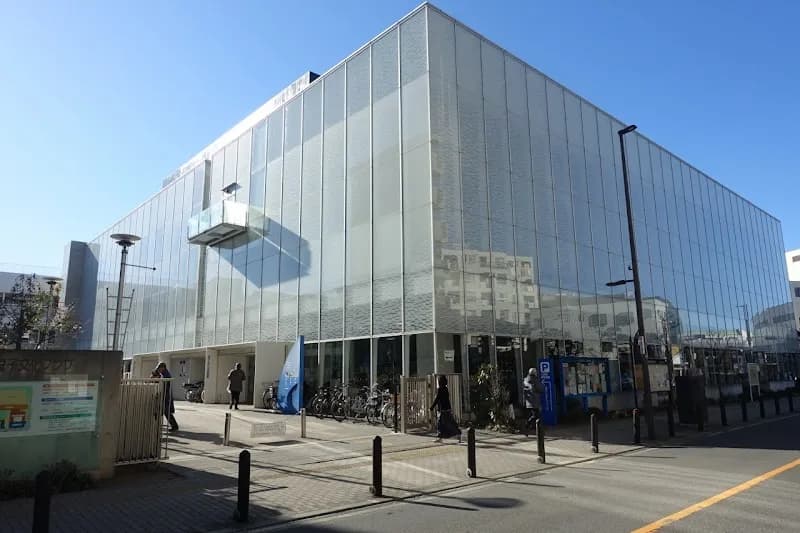 View of Zushi City Library in Zushi, Kanagawa