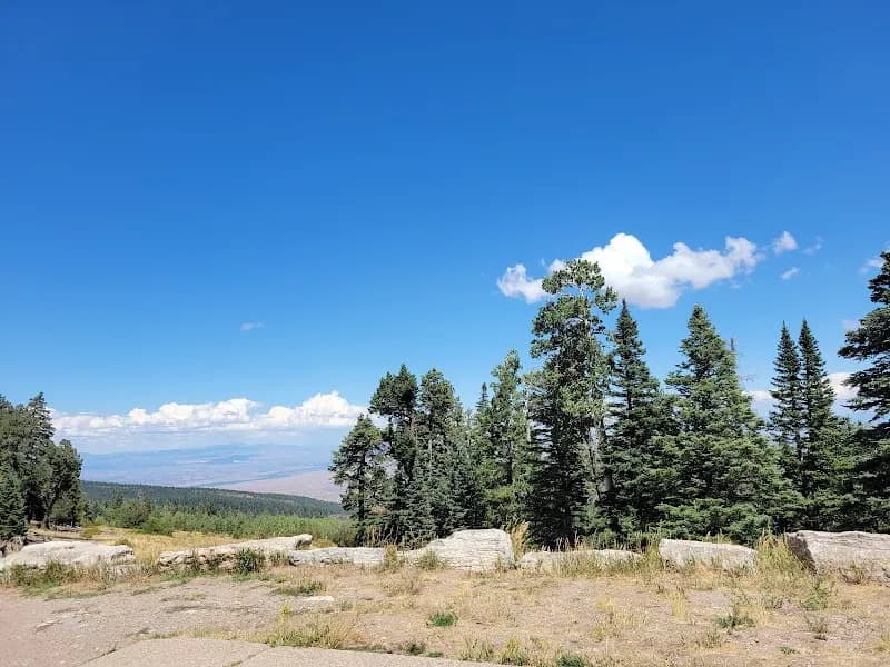 View of 10k Trailhead in Sandia Park, NM