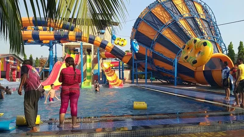 View of Adventure Island Water Park in Panvel, MH
