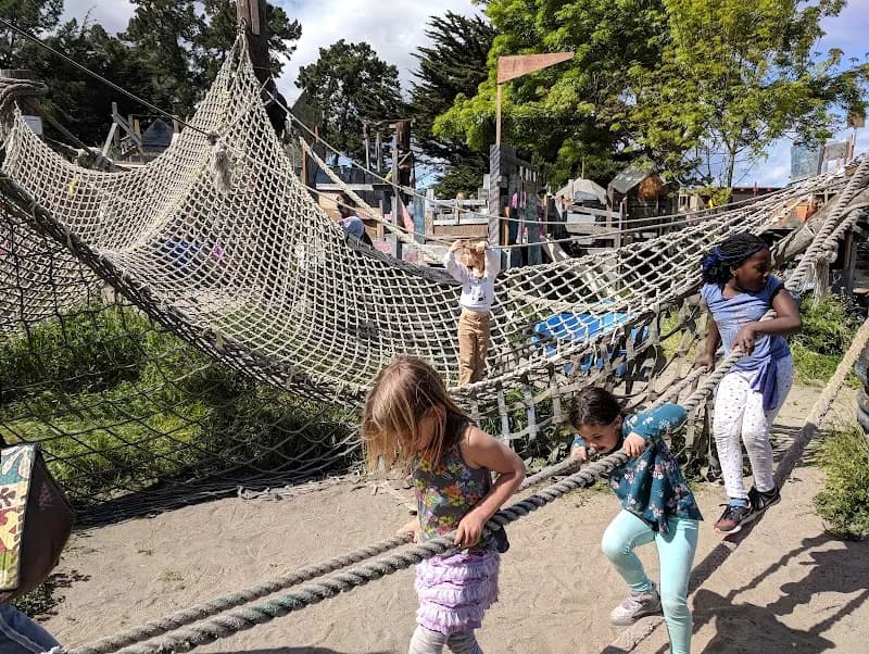 View of Adventure Playground in Berkeley, CA
