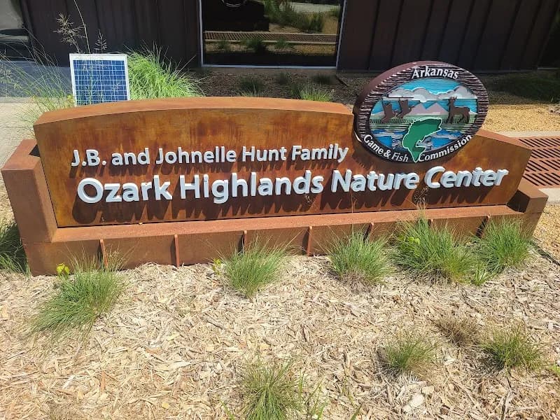 View of AGFC J.B. and Johnelle Hunt Family Ozark Highlands Nature Center in Springdale, UT