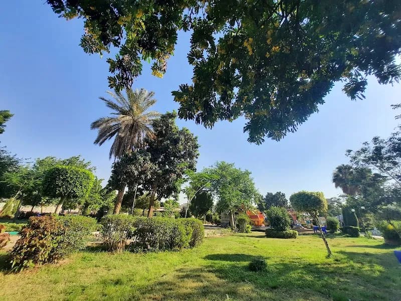View of Ain Shams University Botanical Garden in Heliopolis, Cairo