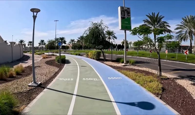 Al Forsan Cycling Track outdoor adventure in Al Forsan Village, Abu Dhabi