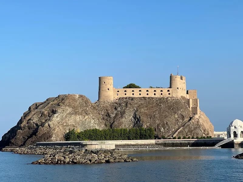 Al Mirani Fort castle in Mutrah, Muscat