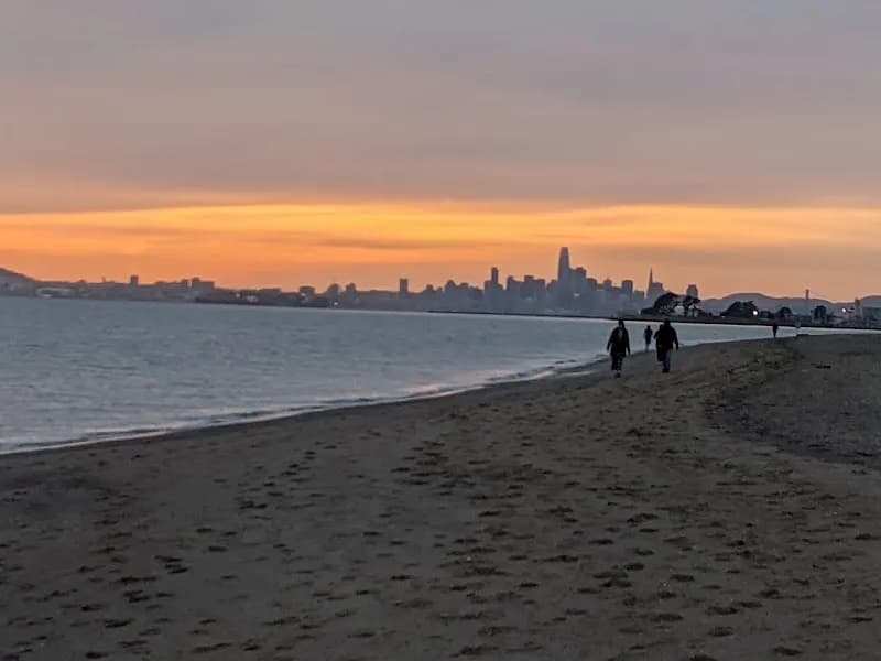 View of Alameda Beach in Alameda, CA