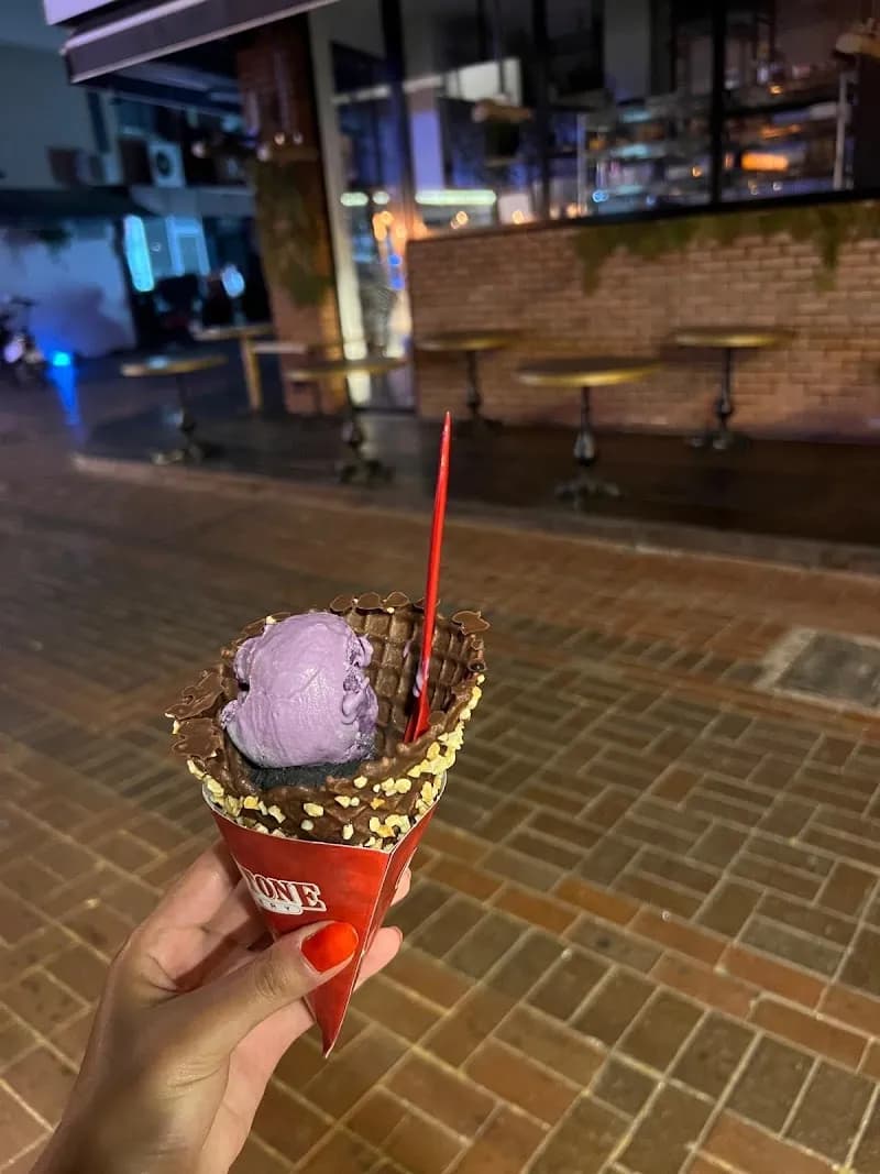 View of Alanya Ice Cream & Dessert District in Alanya, Antalya