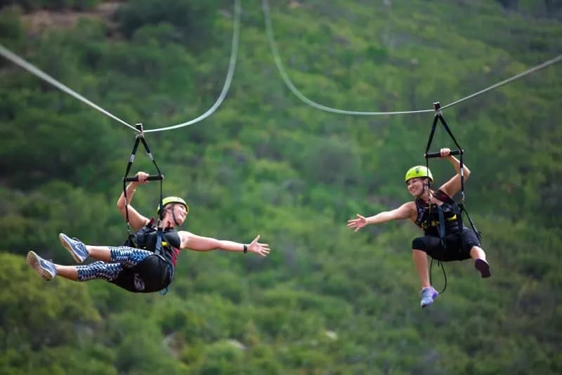 View of Alanya Rope Park (Alanya Halat Park) in Alanya, Antalya