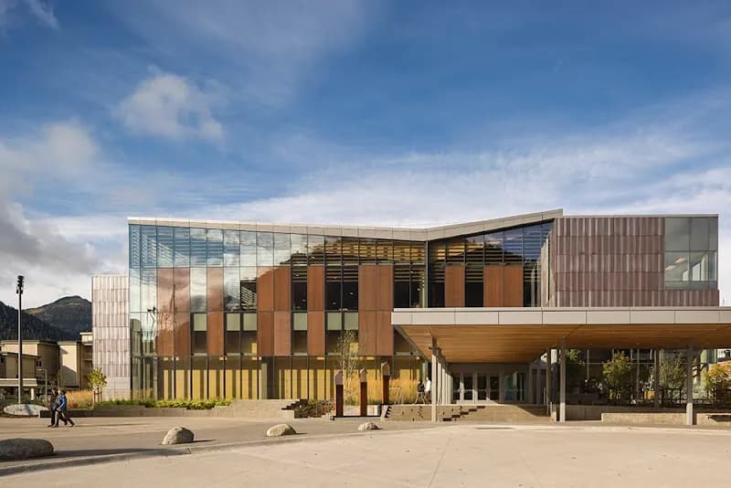 View of Alaska State Museum in Juneau, AK
