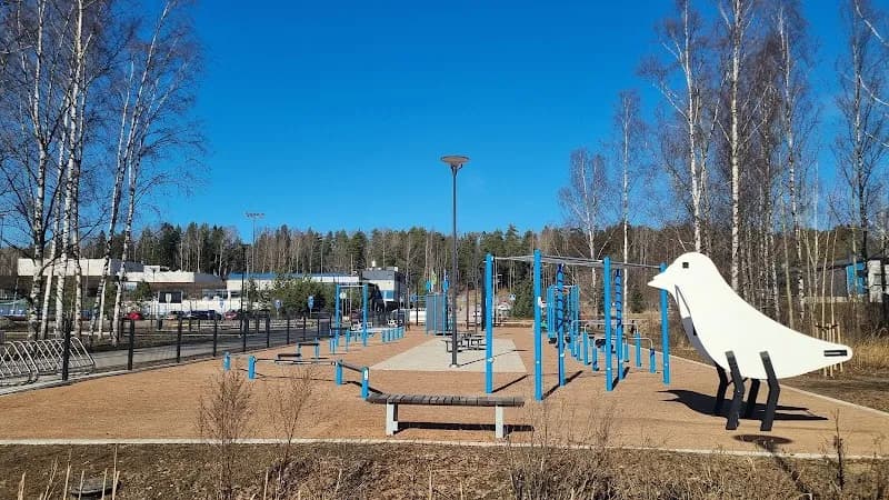 View of Alberga idrottspark in Leppävaara, Uusimaa