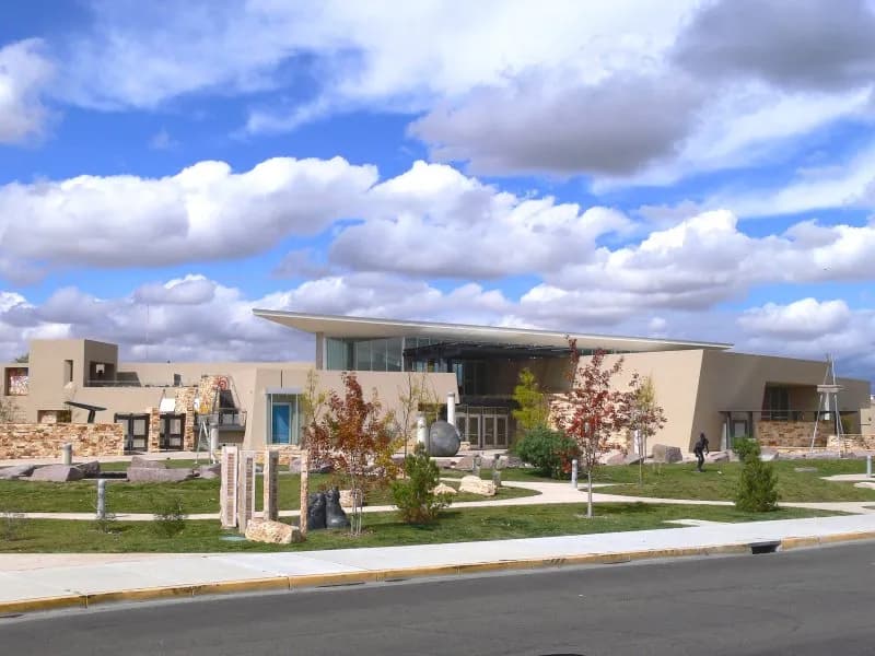 View of Albuquerque Museum in Old Town, NM