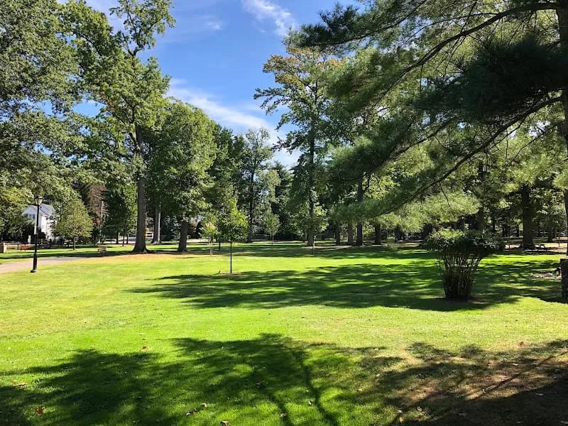 View of Allenwood Park in Great Neck, NY
