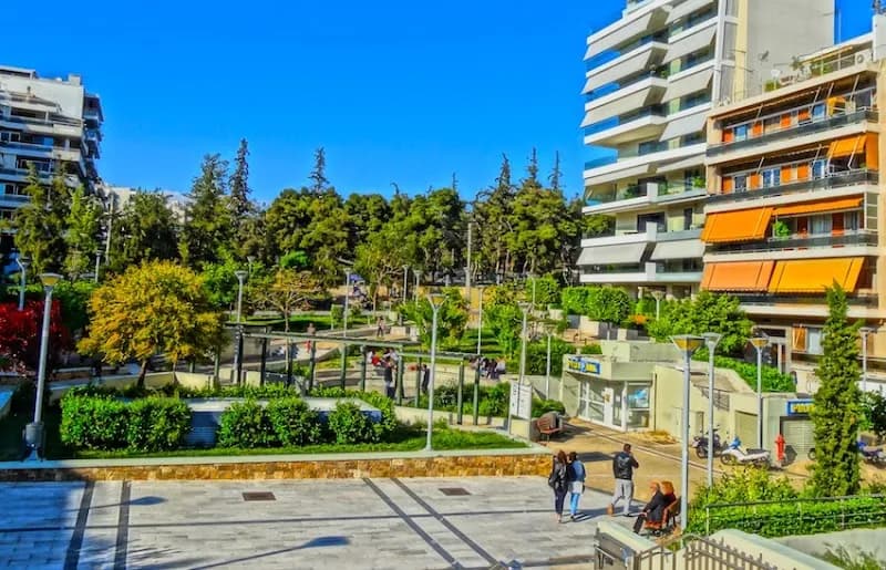 Alsos of Nea Smyrni park in Nea Smyrni, AT