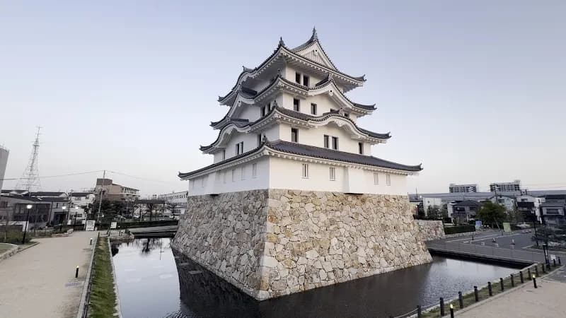 View of Amagasaki Castle Park in Amagasaki, Osaka