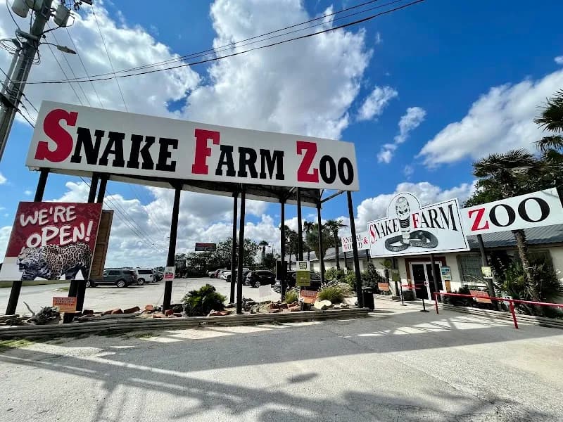 View of Animal World & Snake Farm Zoo in New Braunfels, TX