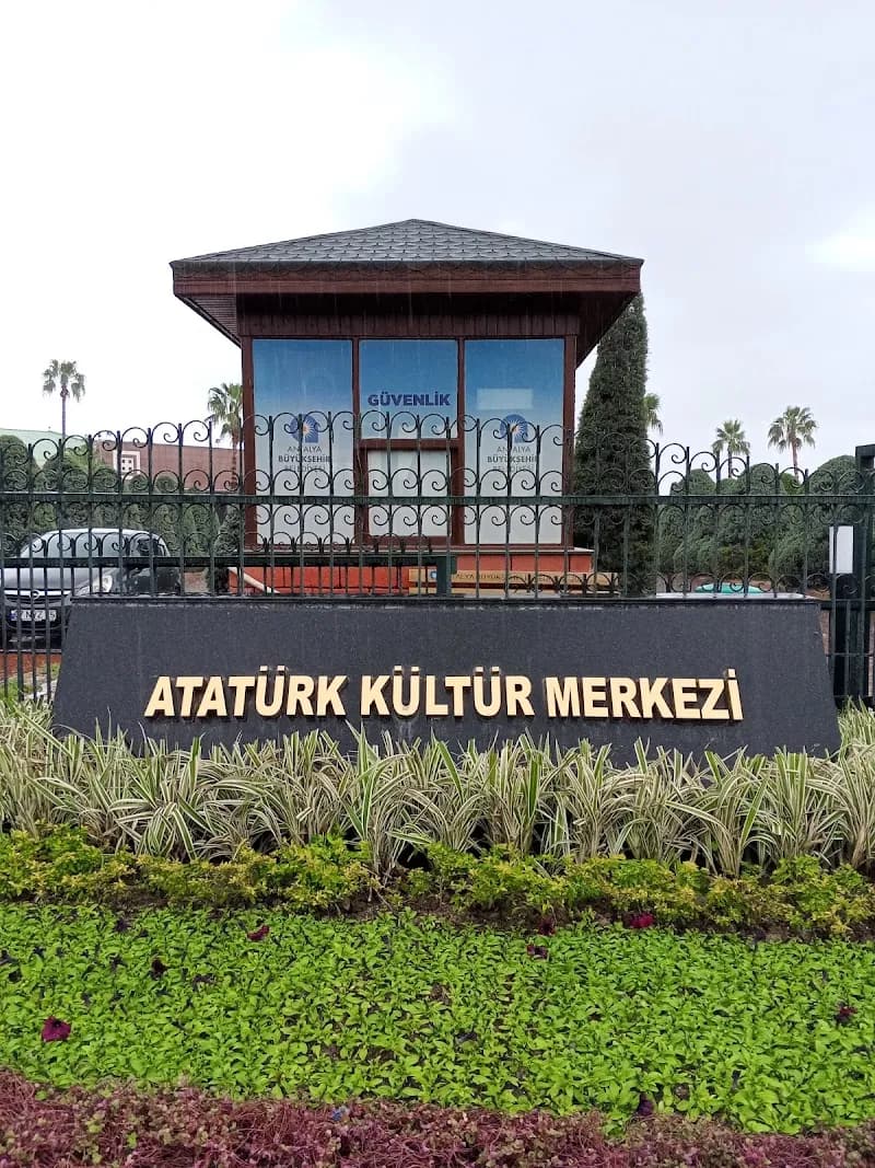 View of Antalya Culture Center in Konyaaltı, Antalya