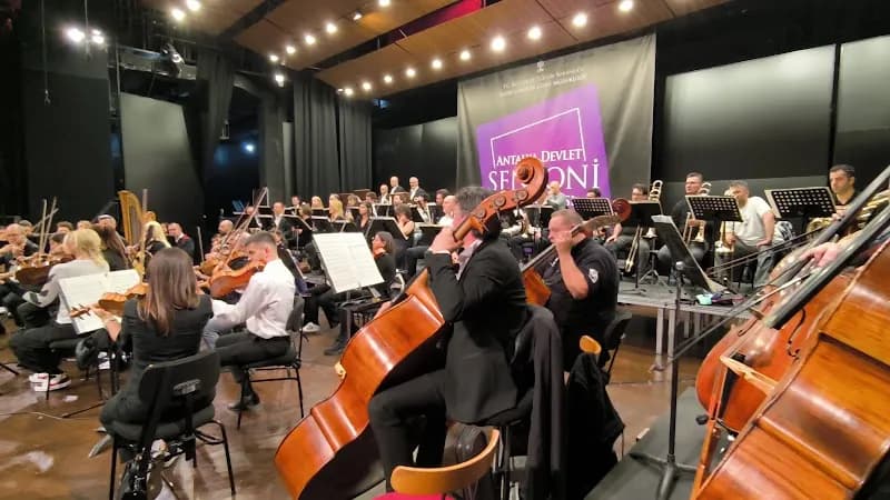 View of Antalya Culture Center in Konyaaltı, Antalya