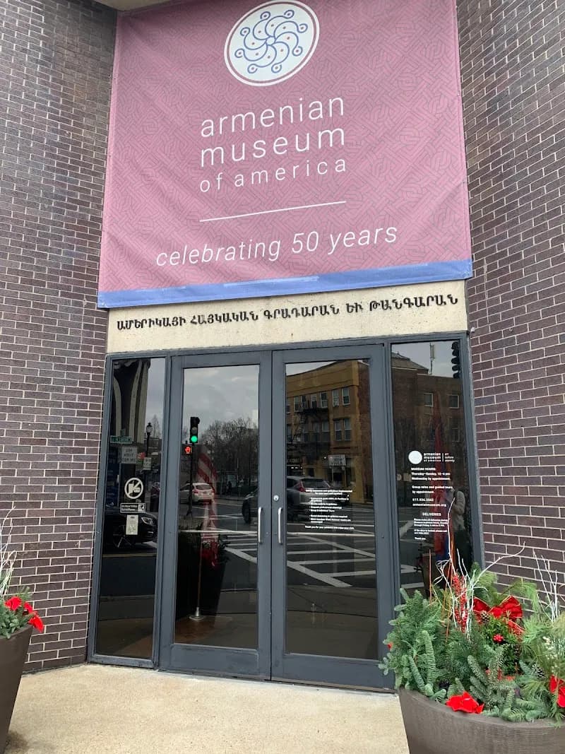 View of Armenian Museum of America in Watertown, MA