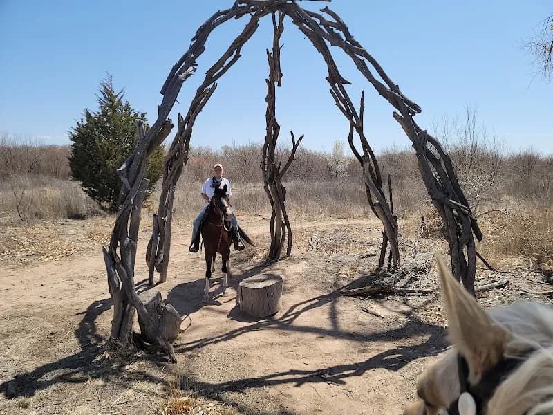 View of Arroyo de las Calabacillas in Tanoan, NM