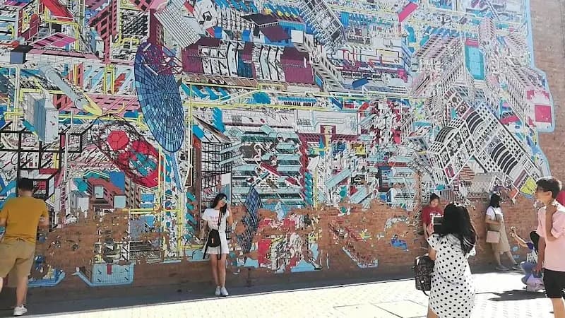 View of Art Street Cafe & Studio (local community space) in Zhongguancun, Beijing