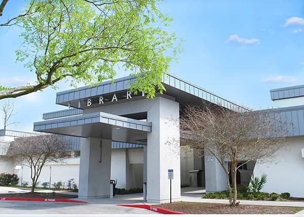 View of Ascension Parish Library in Gonzales, LA