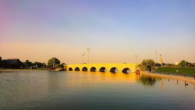 View of Aspire Lakeside Promenade in Aspire Zone, QA
