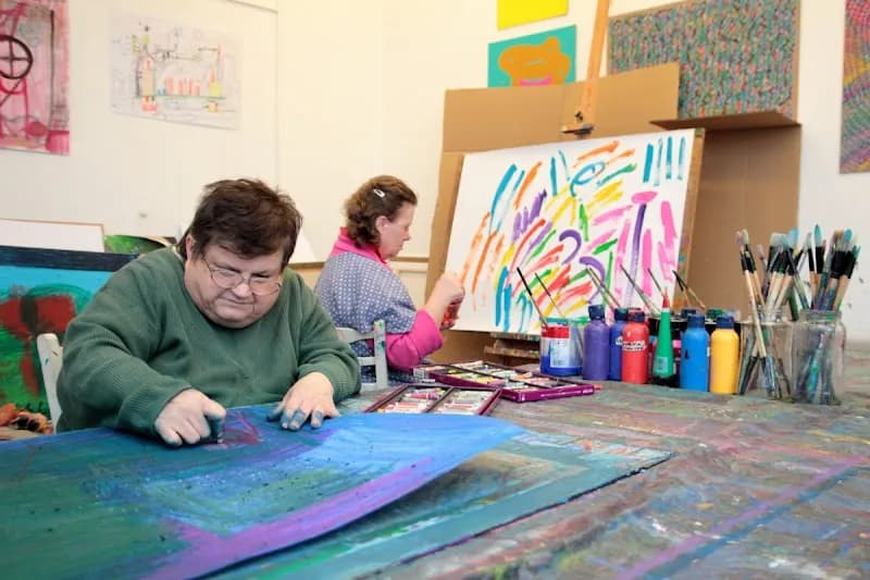 View of ATELIÉR RADOSTNÉ TVORBY in Holešovice, CZ