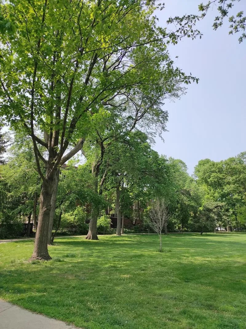 View of Austin Gardens in Oak Park, IL