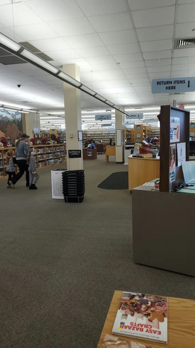 View of B.J. Chain Public Library in Olive Branch, MS