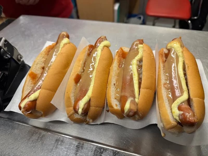 View of Bæjarins Beztu in Reykjavik, RVK
