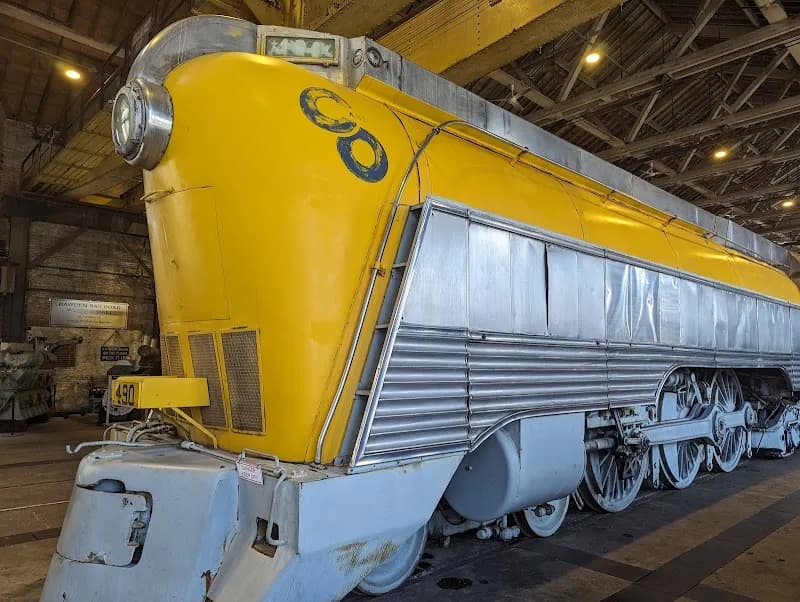 View of B&O Railroad Museum in Baltimore, MD