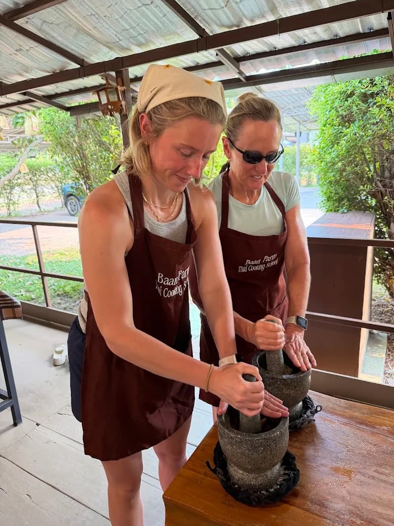 View of Baan Farm Thai Cooking School in Baan Haw, CM