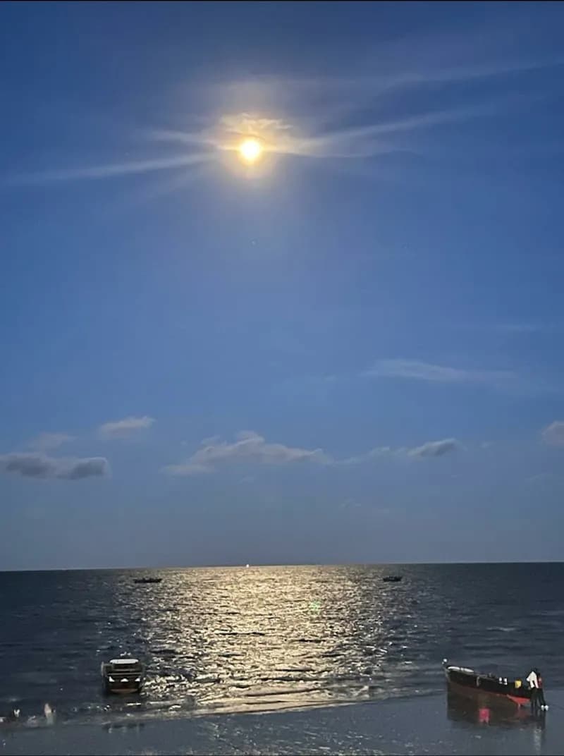 View of Bagamoyo Beach in Bagamoyo, DSM