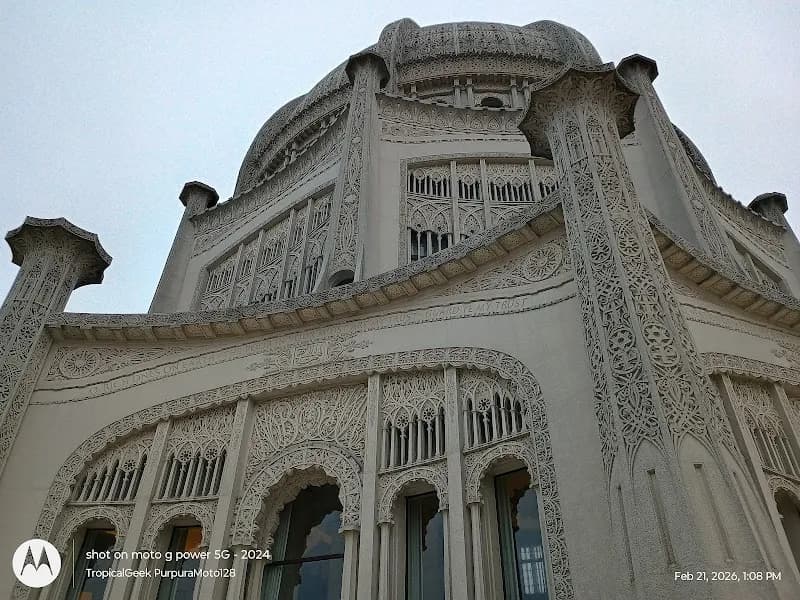 View of Bahá'í House Of Worship Welcome Center in Wilmette, IL