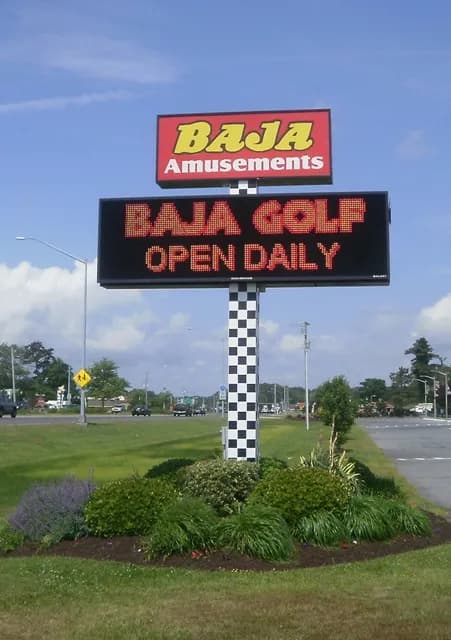 View of Baja Amusements in Ocean City, MD