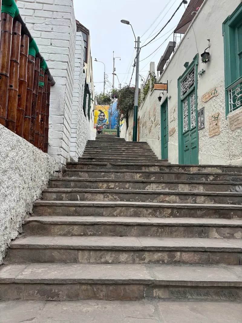 Bajada de Baños tourist attraction in Barranco, Lima