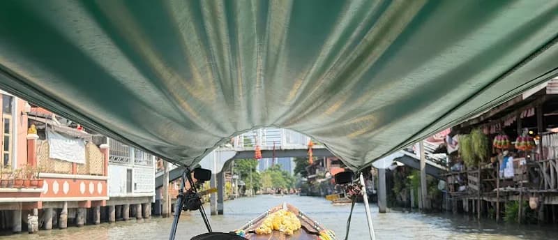 View of Bangkok Boat (Reservation Only) Chao Phraya Big River Small Longtail Nice Night Cruise in Khlong Toei, BKK