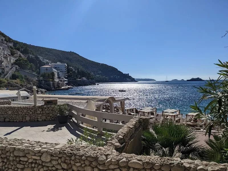 View of Banje Beach in Dubrovnik, DN