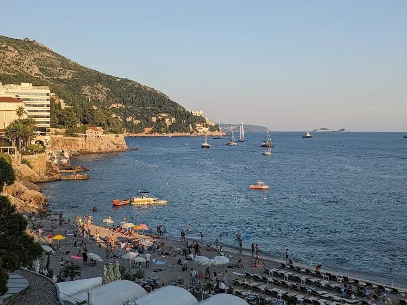 View of Banje Beach in Dubrovnik, DN