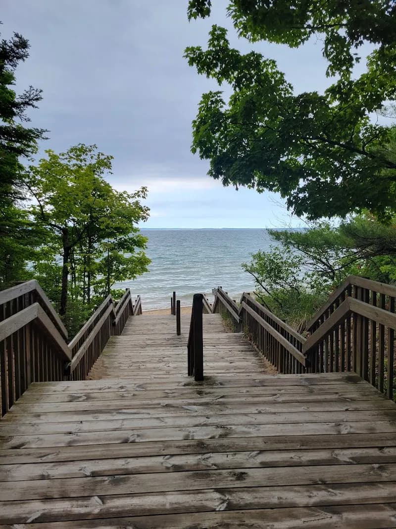 View of Barnes County Park in Alanson, MI