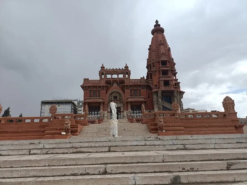 View of Baron Empain Palace in Heliopolis, Cairo