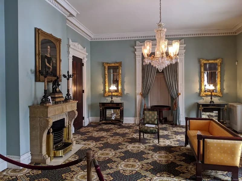 View of Bartow-Pell Mansion Museum in Bronx, NY