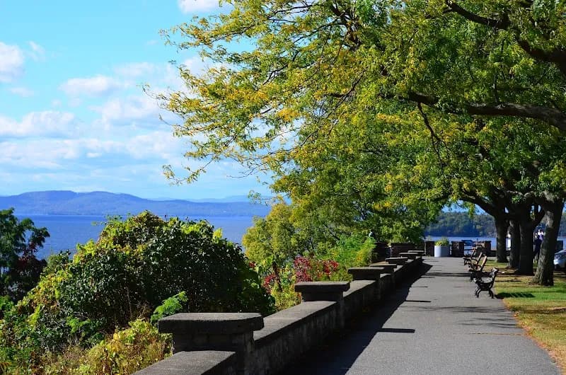 View of Battery Park in Burlington, VT