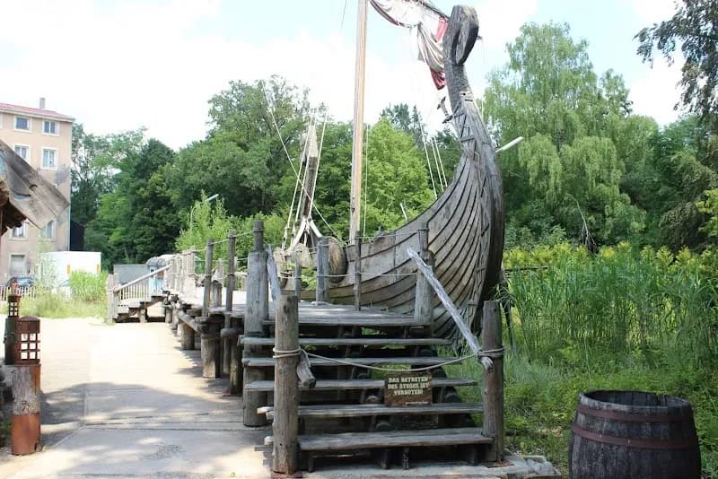 View of Bavaria Filmstadt in Munich, BY