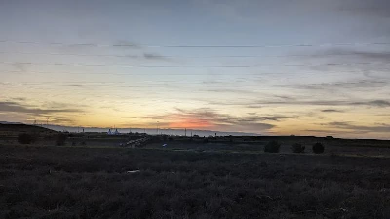 Baylands Park Trail route in Santa Clara, CA