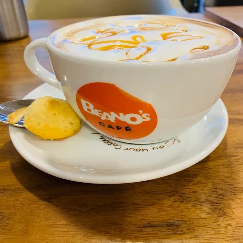 View of Beano's Cafe in Mohandessin, Cairo