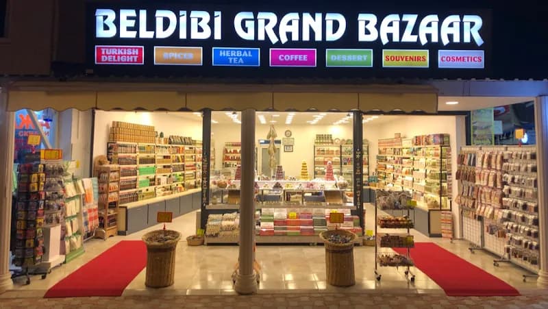 View of Beldibi Local Market in Beldibi, Antalya