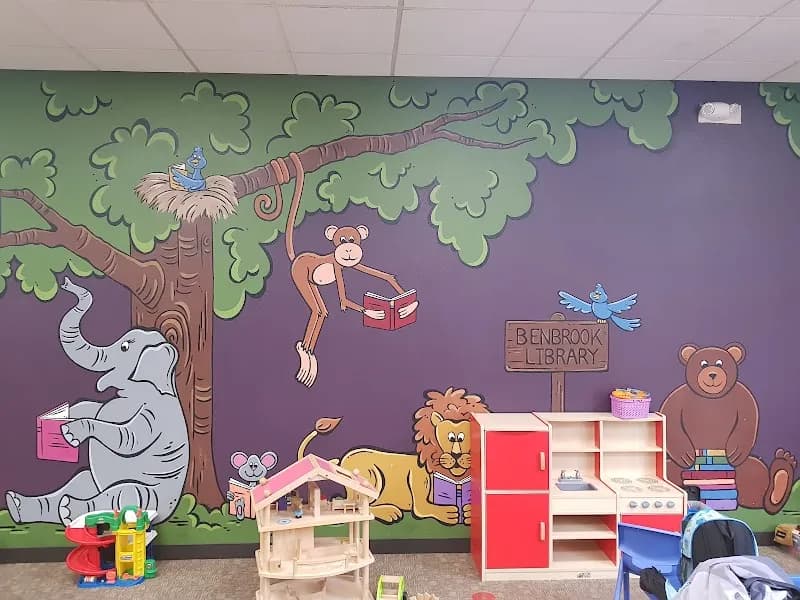 View of Benbrook Public Library in Benbrook, TX